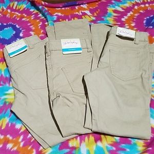 Bundle of Khaki Pants Girl's Size 8